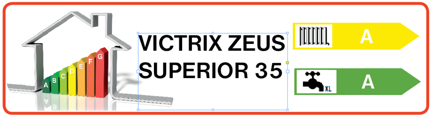 Victrix Zeus Superior 35 ErP címke